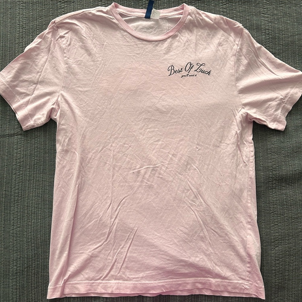Pink Divided Graphic Tee